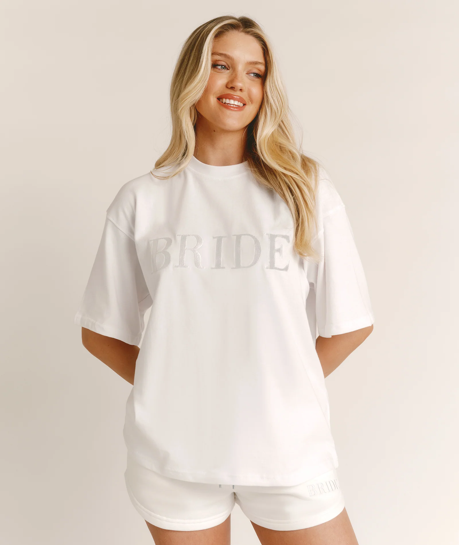 Bride Statement Tee - All White - Image 2